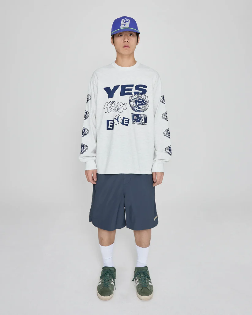 Y.E.S Monitor L/S Light Grey - Image 5