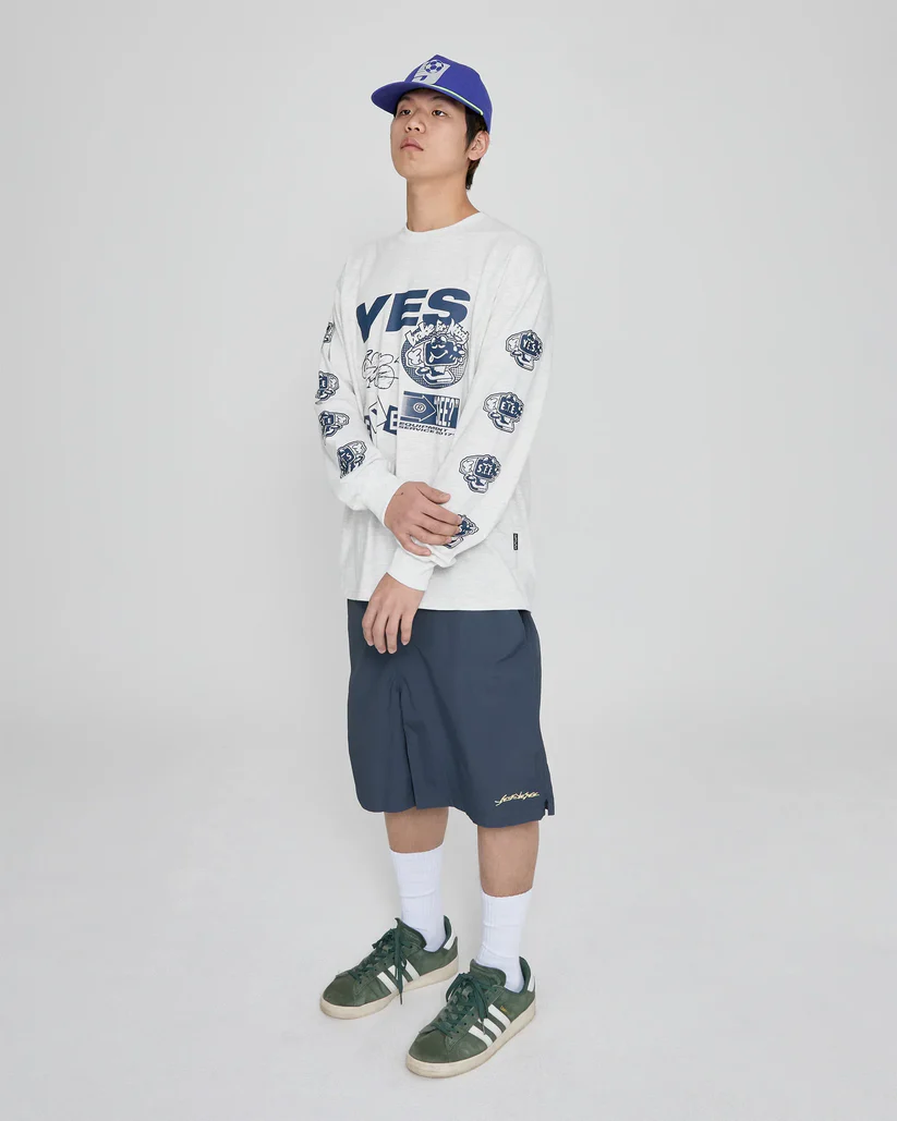 Y.E.S Monitor L/S Light Grey - Image 4