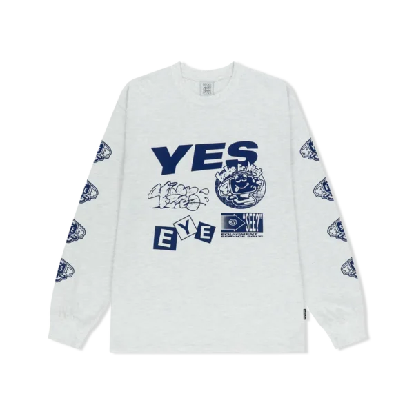 Y.E.S Monitor L/S Light Grey