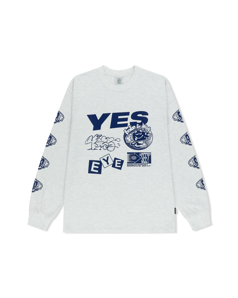 Y.E.S Monitor L/S Light Grey