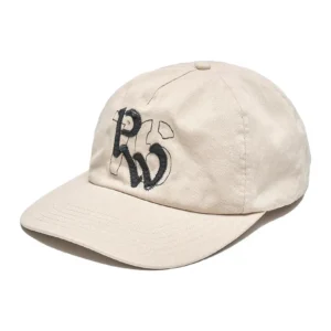 PW76 Applique Grandad Cap Light Beige