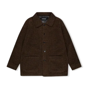 Sherpa Fleece Button Down Jacket