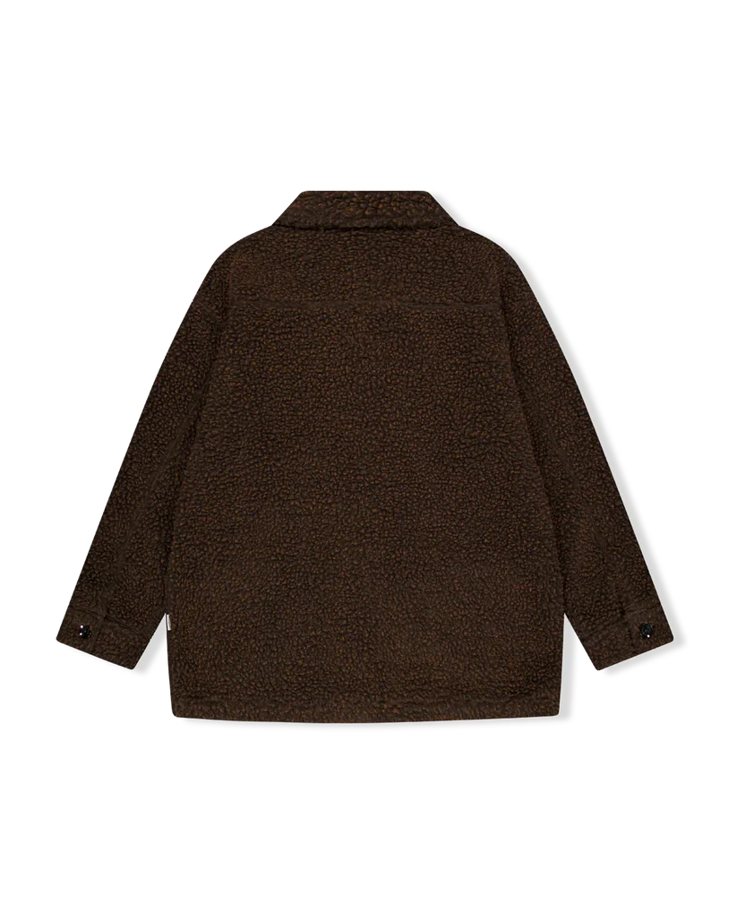 Sherpa Fleece Button Down Jacket - Image 7